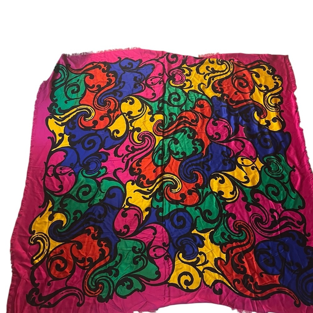 Gucci Vibrant Silk Scarf - Picture 6 of 7